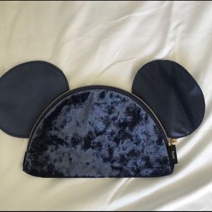 Mickey Mouse Blue Velvet Bag